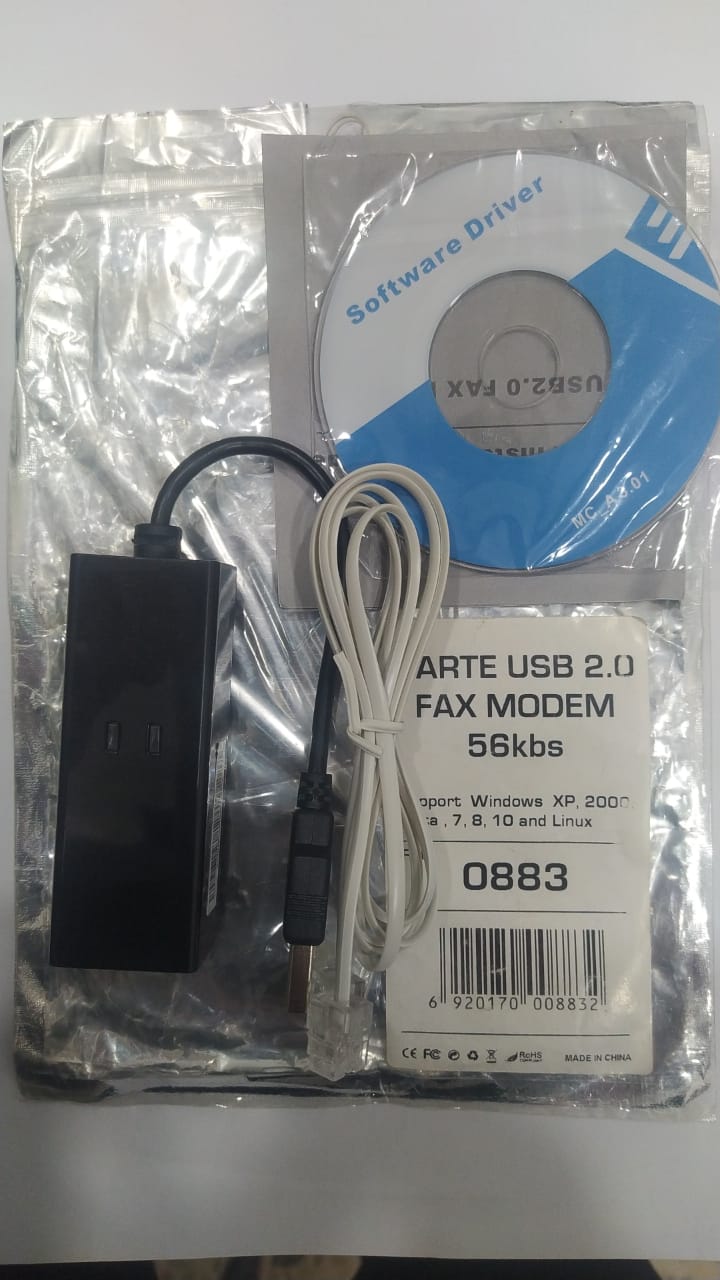Carte USB 2.0 Fax Modem 56kbs