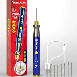 MECHANIC IRX6 Pro Multifuntional Electric Sanding Pen for Mobile Phone Maintenance IC Chip Engraving Grinding Glue Removal Tool