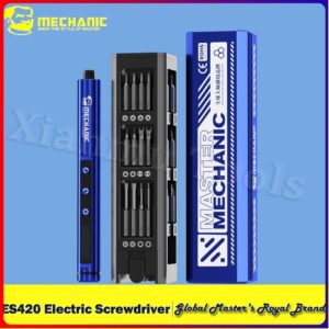 MECHANIC ES420 42-in-1 set Electric Screwdriver with LED Light Magnetic Bits Dual Mode Electric and Manual Repair Tool Kit