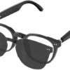 Smart AI Bluetooth Glasses – Wireless Audio Sunglasses with Real-Time Translation, Hands-Free Calling & Polarized Clip-On Lenses